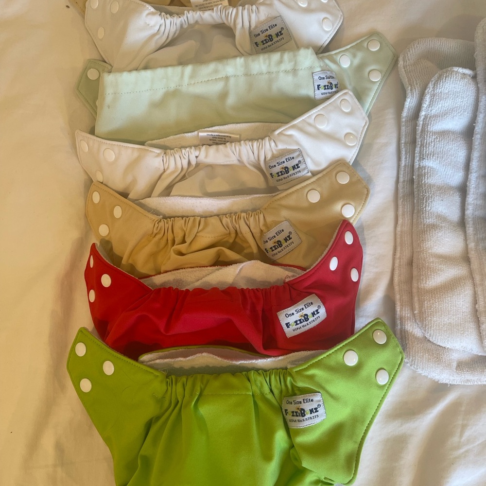 FuzziBunz Elite one size cloth diapers